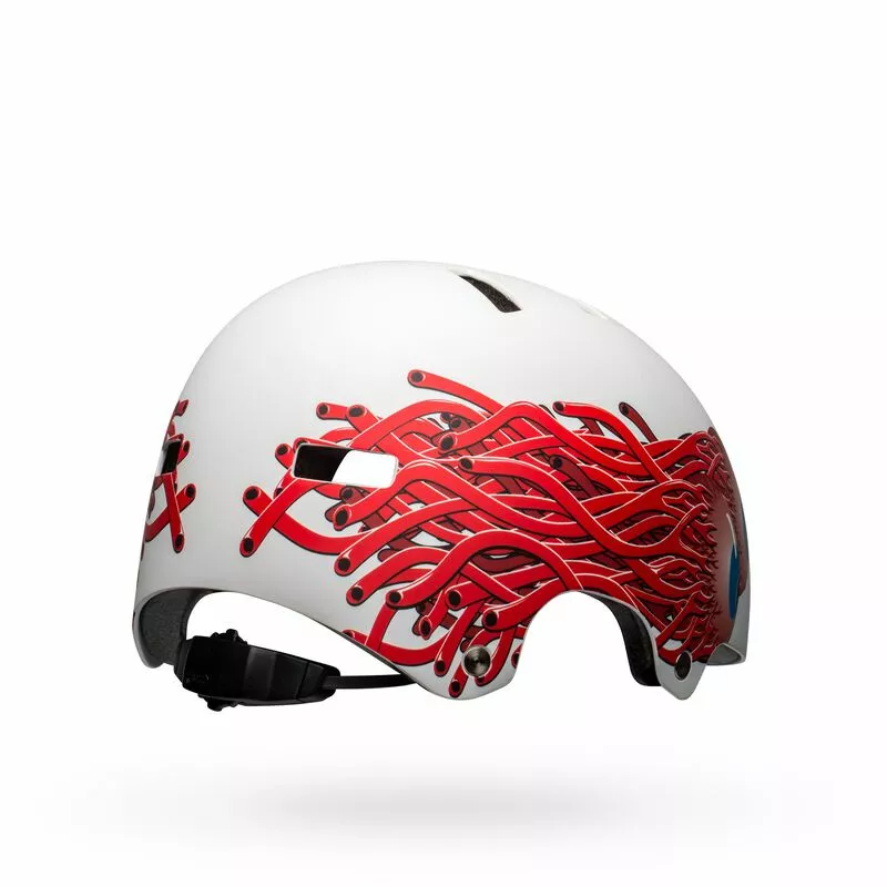 Bell Local Matte White Eyes S 51-55 Cm Helm 8 Bell Local Matte White Eyes S 51-55 Cm Helm – Bild 8