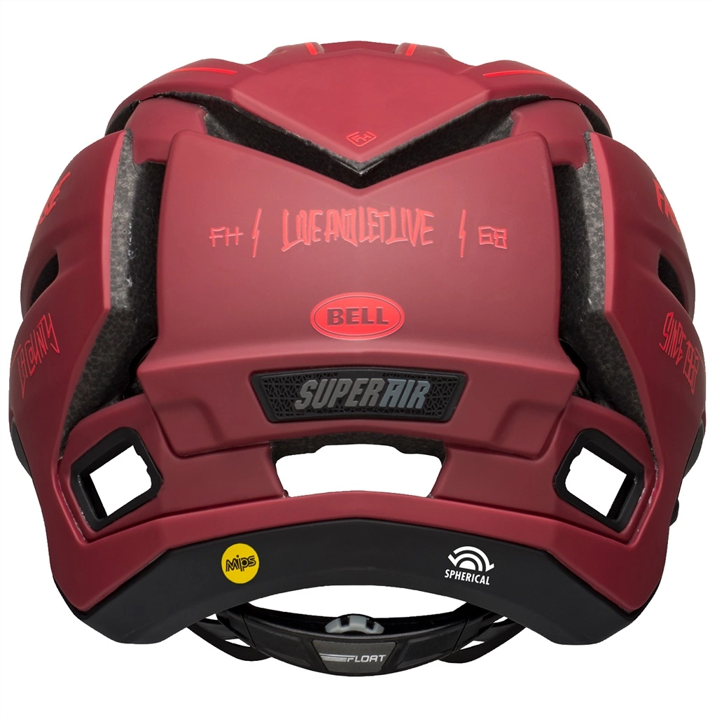 Bell Super Air R Spherical MIPS Matte Black/red Fasthouse L 58-62 Cm Helm 4 Bell Super Air R Spherical MIPS Matte Black/red Fasthouse L 58-62 Cm Helm – Bild 4