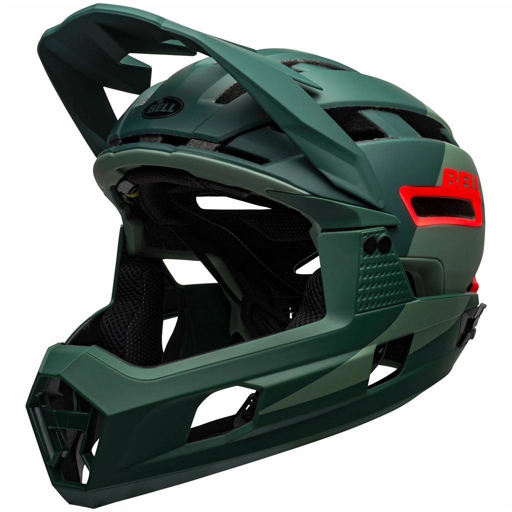 Bell Super Air R Spherical MIPS Matte/gloss Green/infrared S 52-56 Cm Helm 3 Bell Super Air R Spherical MIPS Matte/gloss Green/infrared S 52-56 Cm Helm – Bild 3