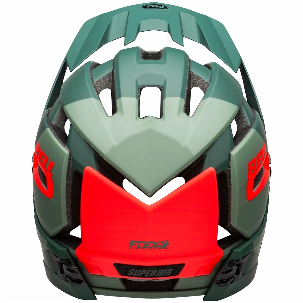 Bell Super Air R Spherical MIPS Matte/gloss Green/infrared S 52-56 Cm Helm 8 Bell Super Air R Spherical MIPS Matte/gloss Green/infrared S 52-56 Cm Helm – Bild 8