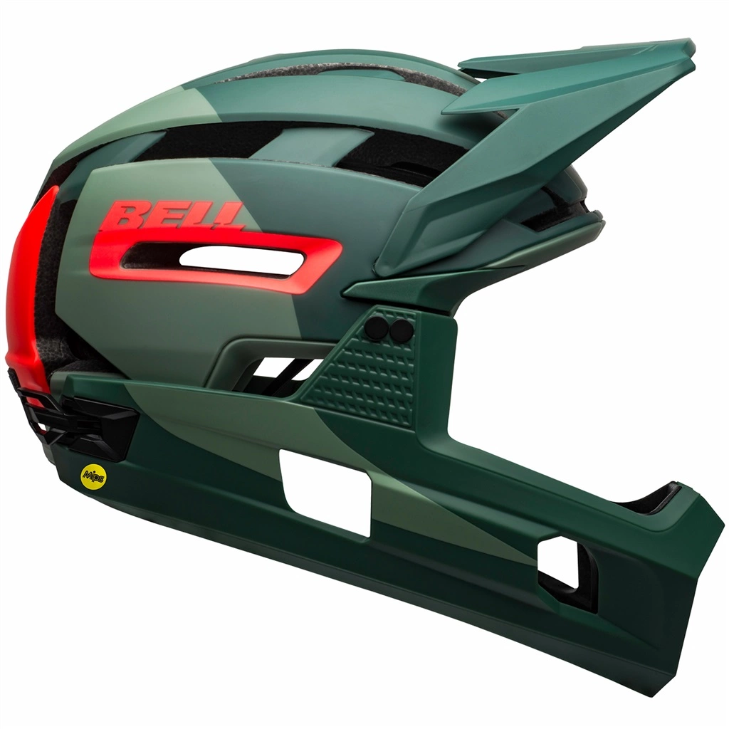 Bell Super Air R Spherical MIPS Matte/gloss Green/infrared S 52-56 Cm Helm 1 Bell Super Air R Spherical MIPS Matte/gloss Green/infrared S 52-56 Cm Helm