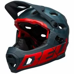 Bell Super DH Spherical MIPS Matte Blue/crimson Prime S 52-56 Cm Helm -Giro-Laden bell super dh shperical mips matte blue crimson prime helm 3