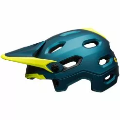 Bell Super DH Spherical MIPS Matte/gloss Blue/hi-viz M 55-59 Cm Helm -Giro-Laden bell super dh shperical mips matte gloss blue hi viz helm 4 15961 4