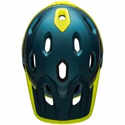 Bell Super DH Spherical MIPS Matte/gloss Blue/hi-viz M 55-59 Cm Helm -Giro-Laden bell super dh shperical mips matte gloss blue hi viz helm 6 15961 6