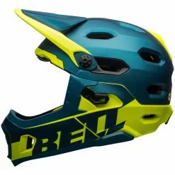 Bell Super DH Spherical MIPS Matte/gloss Blue/hi-viz M 55-59 Cm Helm -Giro-Laden bell super dh shperical mips matte gloss blue hi viz helm 8 15961 8