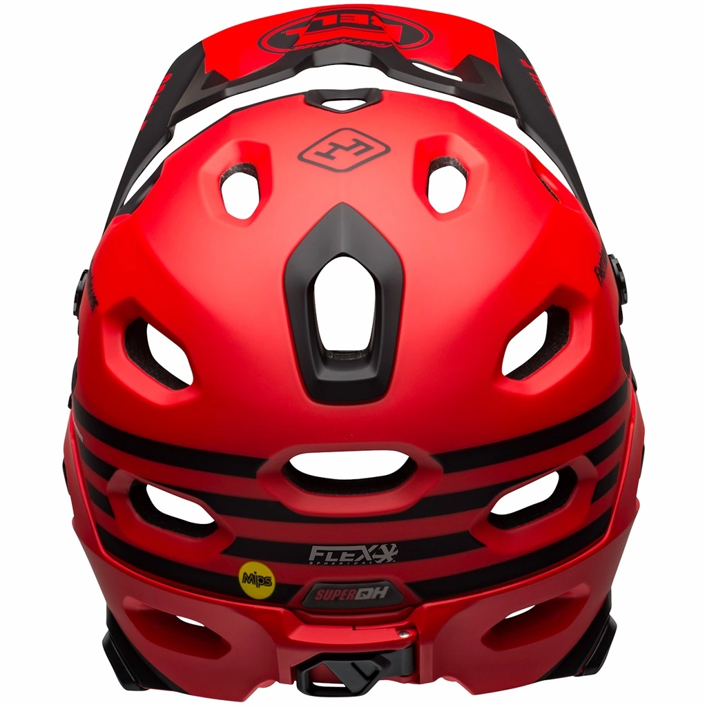 Bell Super DH Spherical MIPS Matte Red/black Fasthouse L 58-62 Cm Helm 3 Bell Super DH Spherical MIPS Matte Red/black Fasthouse L 58-62 Cm Helm – Bild 3