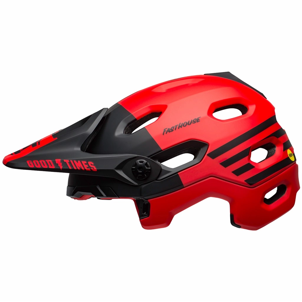 Bell Super DH Spherical MIPS Matte Red/black Fasthouse L 58-62 Cm Helm 8 Bell Super DH Spherical MIPS Matte Red/black Fasthouse L 58-62 Cm Helm – Bild 8