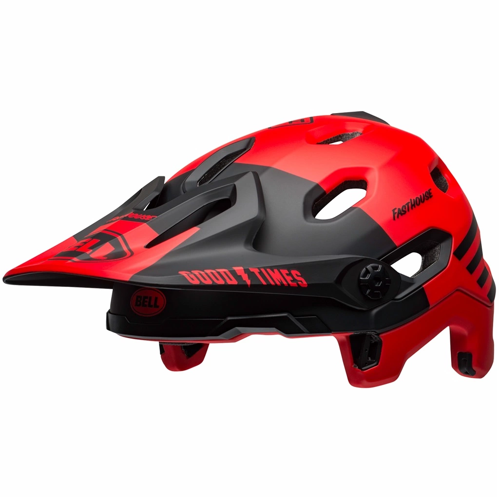 Bell Super DH Spherical MIPS Matte Red/black Fasthouse L 58-62 Cm Helm 9 Bell Super DH Spherical MIPS Matte Red/black Fasthouse L 58-62 Cm Helm – Bild 9