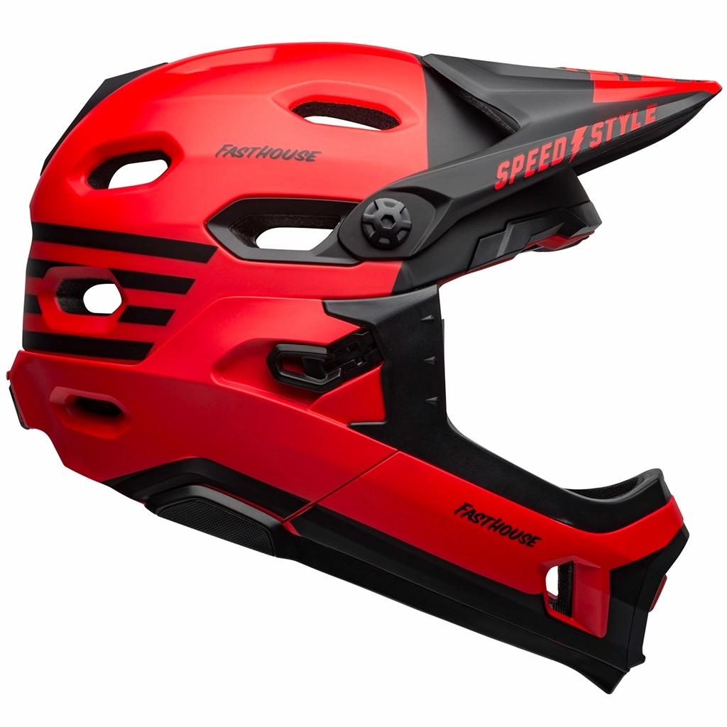Bell Super DH Spherical MIPS Matte Red/black Fasthouse L 58-62 Cm Helm 1 Bell Super DH Spherical MIPS Matte Red/black Fasthouse L 58-62 Cm Helm